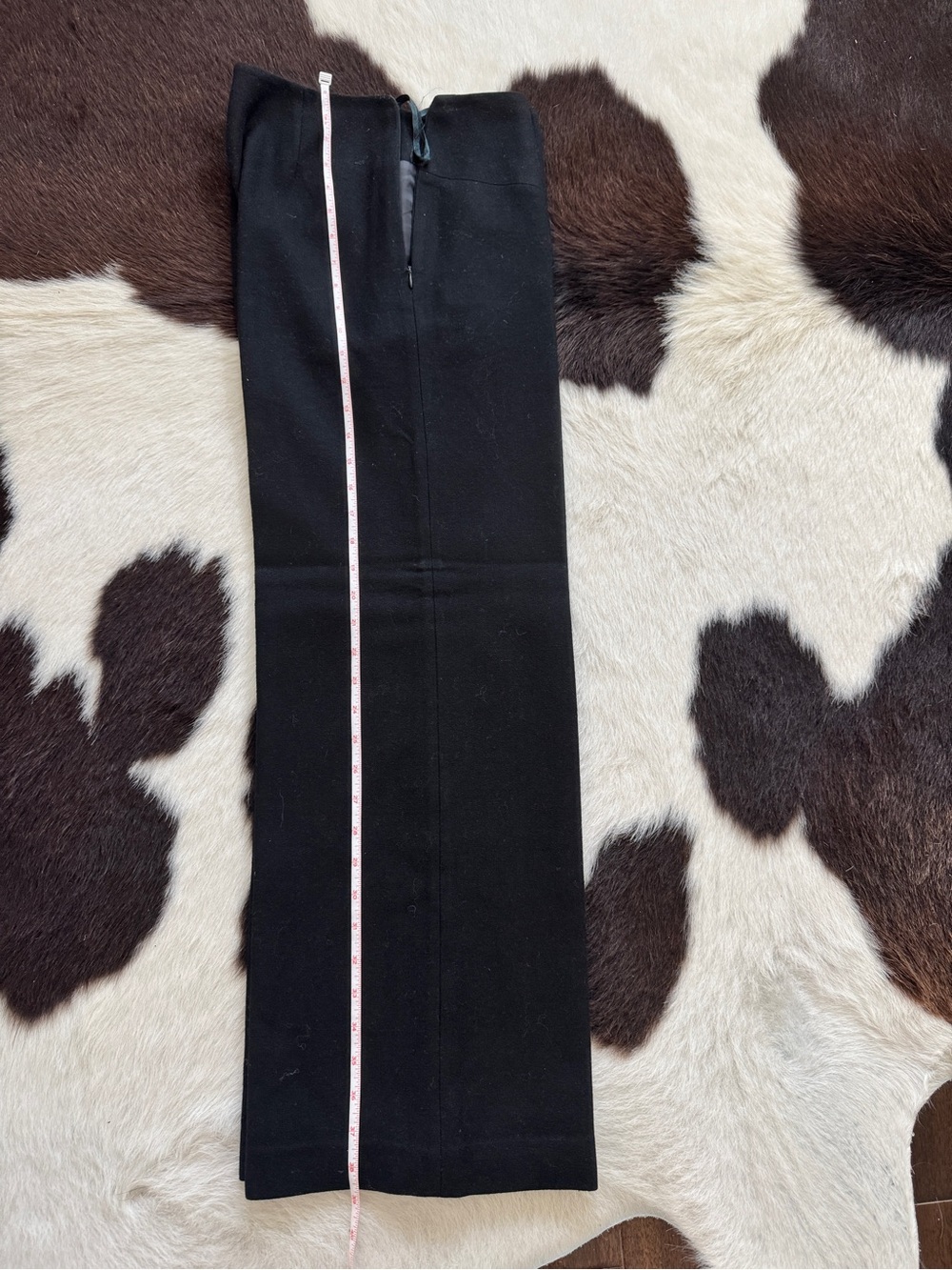 Women's Black Straight-Leg Pants - Sleek Everyday Essential Side Zip Size M